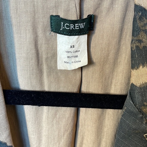 J.Crew Tan Black Blossom Camo Blazer - Picture 11 of 12